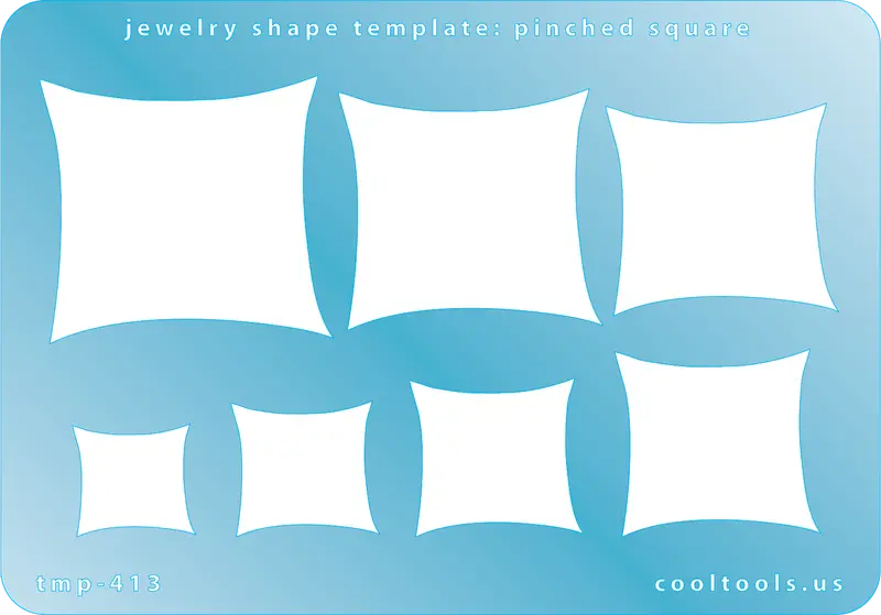 Pinched Square Jewelry Template For Distinctive Framing And Centerpieces 1