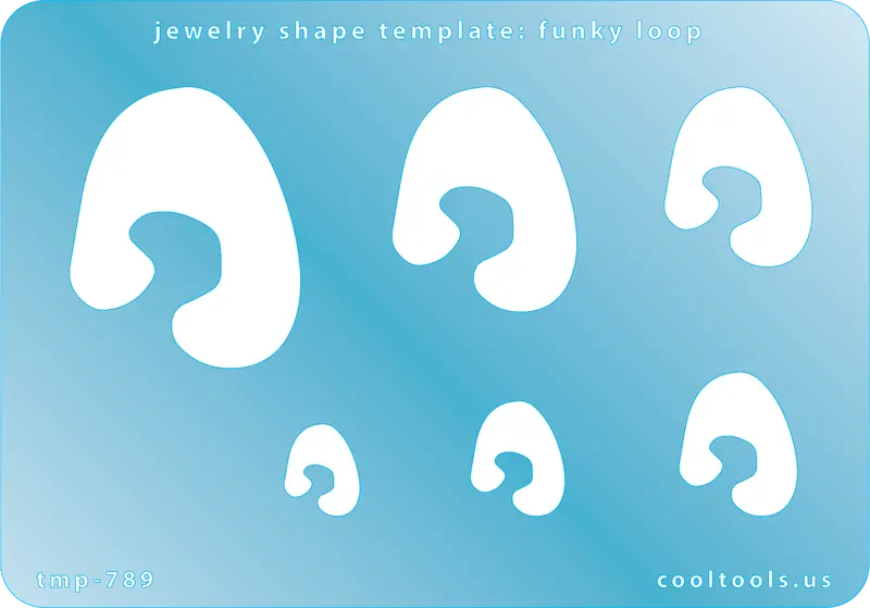 Playful Funky Loop Jewelry Template 1