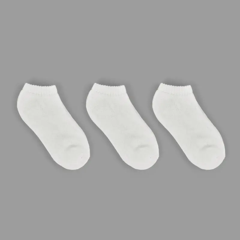 Polo Republica Nogales Kids’ Low-Cut Sock Pack – 3-Pair Assorted Cotton Blend Set 1