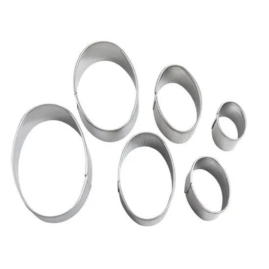 Premo Graduated Oval Cutter Set For Precision Clay Shaping 1