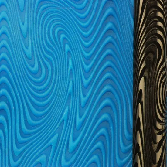 Psychedelic Wave Acrylic Clay Roller – Vibrant Swirling Pattern Tool For Bold, Artistic Clay Work 1