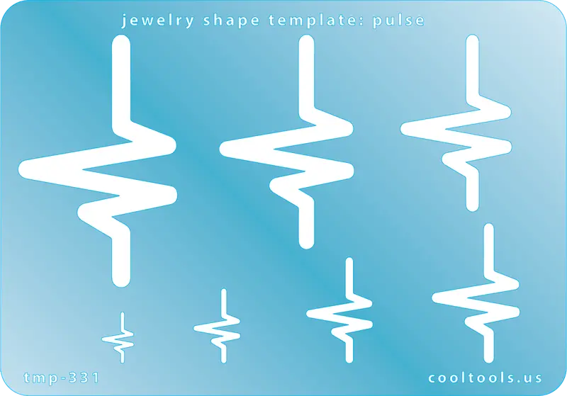 Pulse Symbol Jewelry Template For Modern Accessories 1