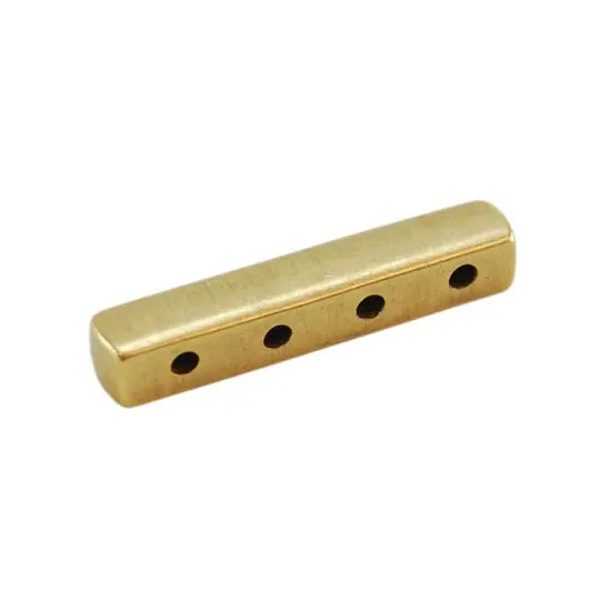 Quadruple-Strand Bronze End Bar – 4Mm × 19Mm (2-Pack) 1