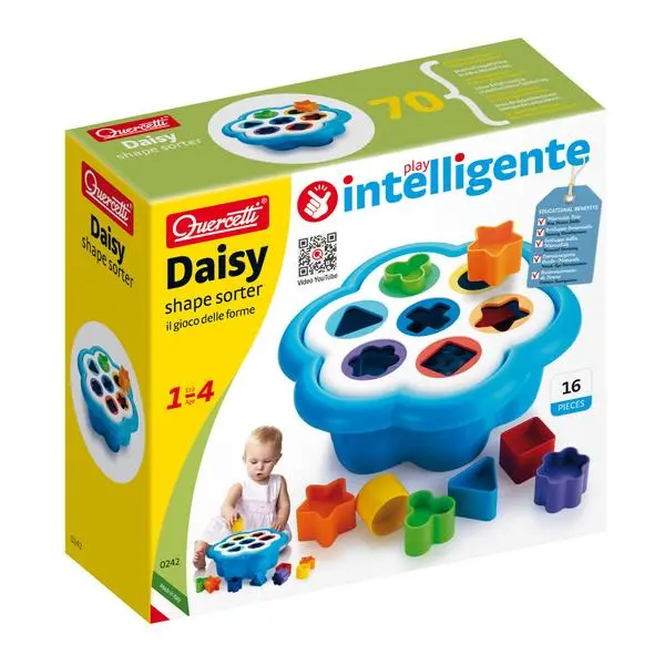 Quercetti Daisy Shape Sorting Activity Toy 1