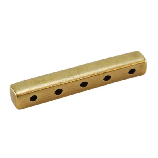 Quintuple-Strand Bronze End Bar – 4Mm × 24Mm (2-Pack) 1