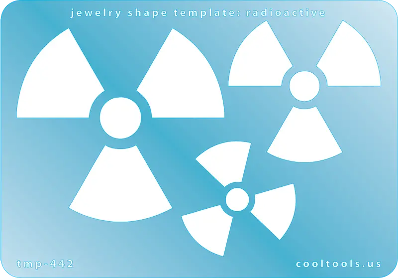 Radioactive Symbol Jewelry Template For Edgy Or Sci-Fi Themes 1