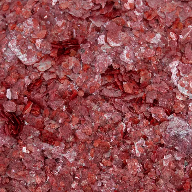 Red Mica Flakes For Vibrant Color Effects In Crafts 1