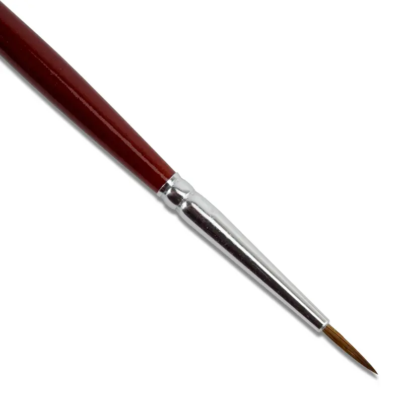 Red Sable Watercolor Or Paste Brush – Size #1 Ultra-Fine Tip 1