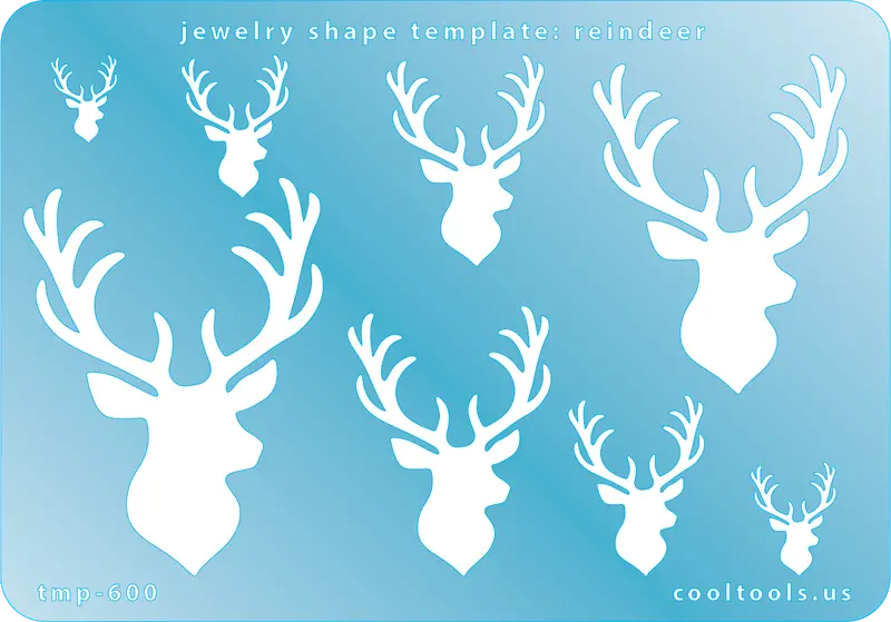 Reindeer Holiday Jewelry Template 1