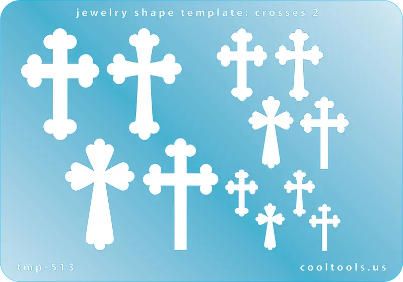 Religious Cross Jewelry Template – Style 2 1