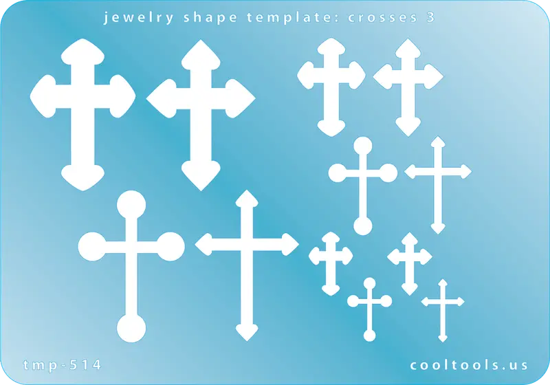 Religious Cross Jewelry Template – Style 3 1