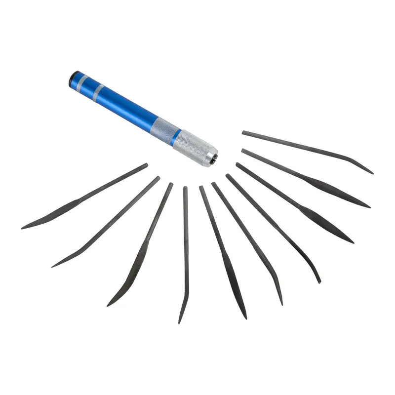 Riffler File Set With Ergonomic Wood Handle – Precision Shaping Tools 1