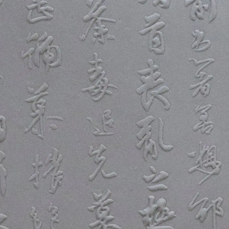 Rollable Texturing Tile Featuring Delicate Chinese Calligraphy Motif 1