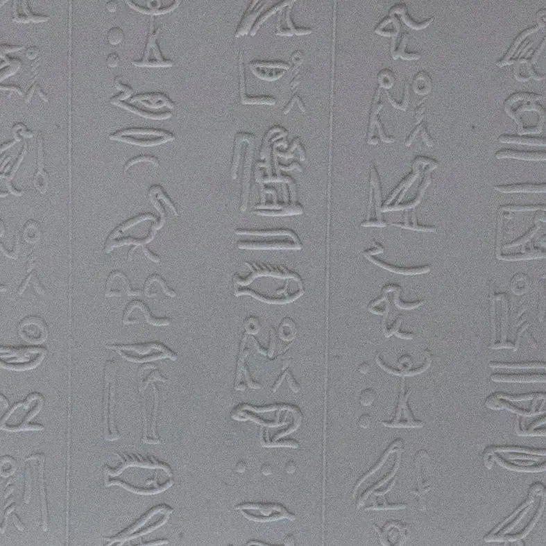 Rollable Texturing Tile With Fine-Line Egyptian Hieroglyphic Design 1