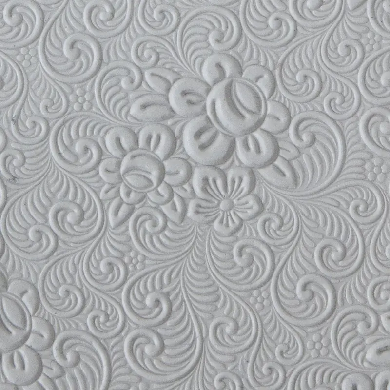 Roses And Swirls Flat Pattern Texture Tile 1