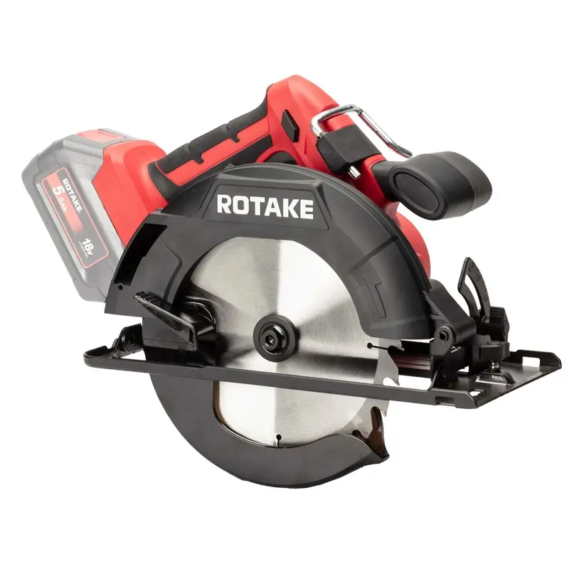 Rotake 20V Cordless Circular Saw – 185Mm Blade, Includes Two 4Ah Batteries & Charger 1