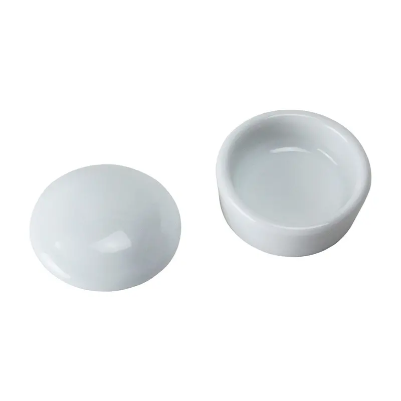 Round Mini Porcelain Trinket Box With Lid, 1.25 Inches 1