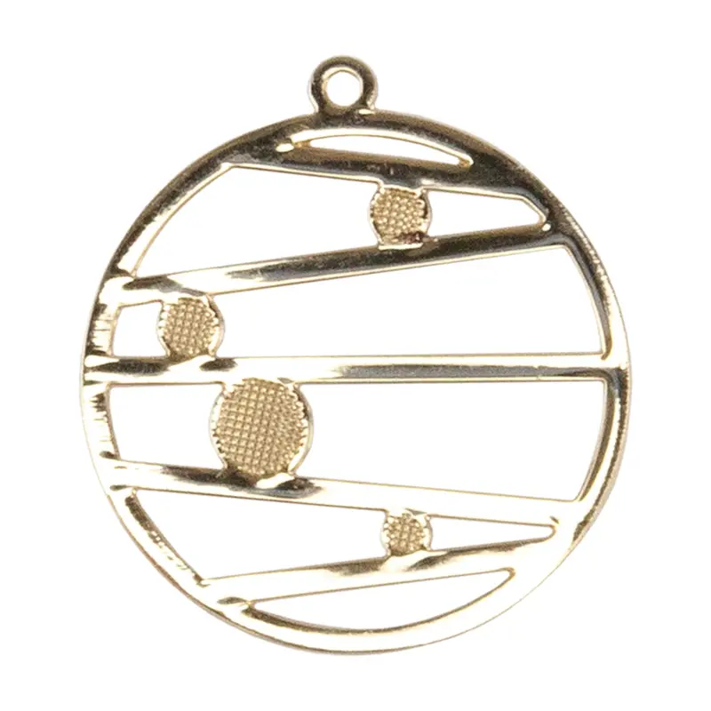 Round Planet-Themed Brass Pendant Set – 6-Piece Astronomy Collection 1