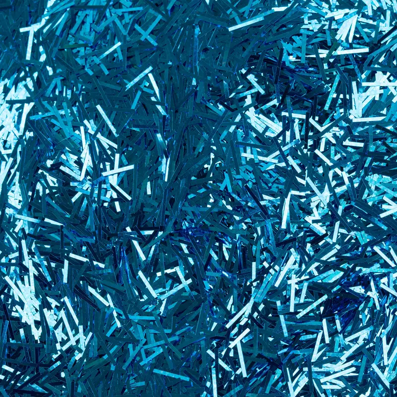 Royal Blue Metallic Confetti Sprinkles – Bold Decorative Flakes 1