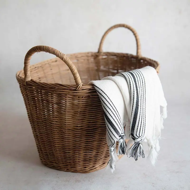 Rue Rattan Desktop Catchall Basket 1