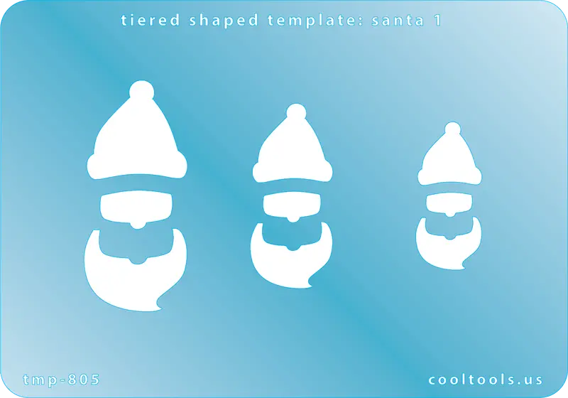 Santa Figure Tiered Shaped Template – Version 1 1