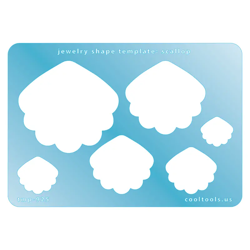 Scallop Jewelry Shape Template 1
