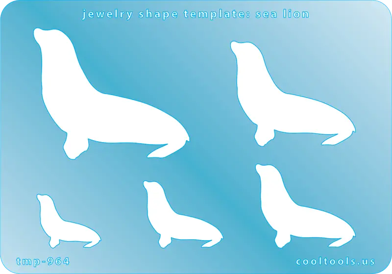 Sea Lion Motif Cuff Template 1