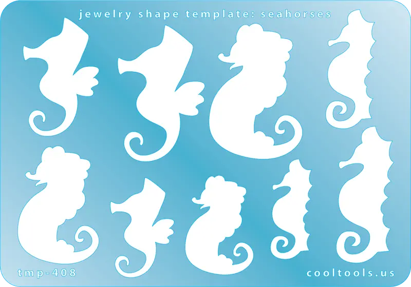 Seahorse Jewelry Template For Nautical And Mythic Jewelry Collections 1