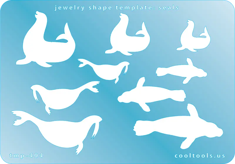 Seal Jewelry Template For Playful, Animated Animal Jewelry Designs 1