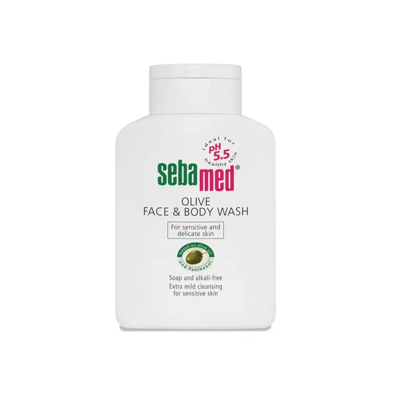 Sebamed Olive Face & Body Wash – 200Ml Enriched Cleanser With Olive Oil Extract 1