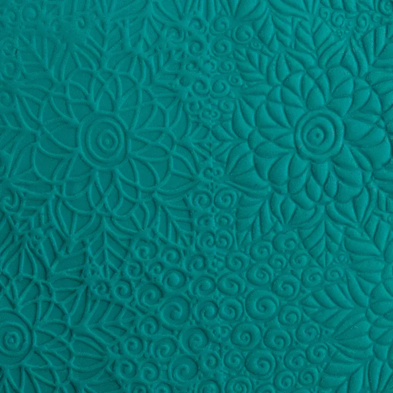 Shruti Dev Textured Mat: Rosette Embossing 1