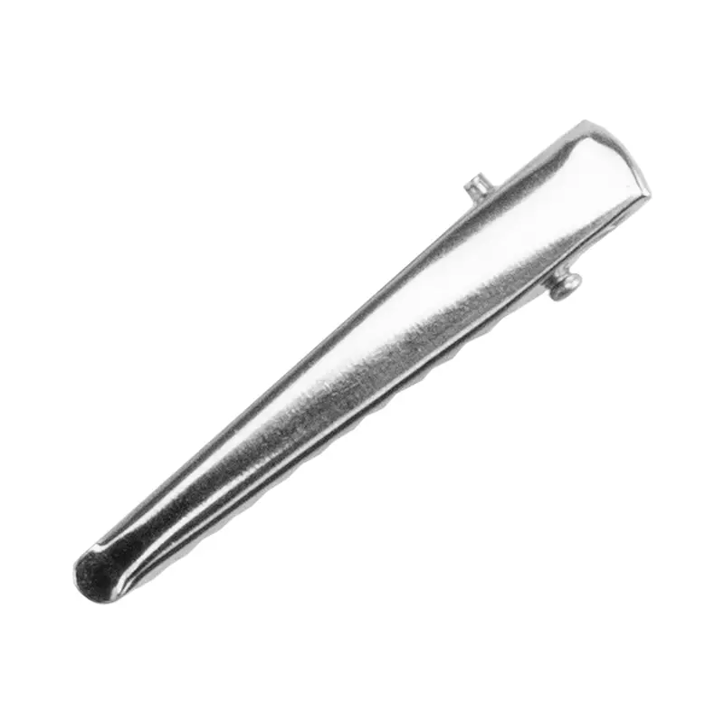 Silver-Tone Long Tie Alligator Hair Clip Finding – Iron – 47×7Mm – Pack Of 20 1
