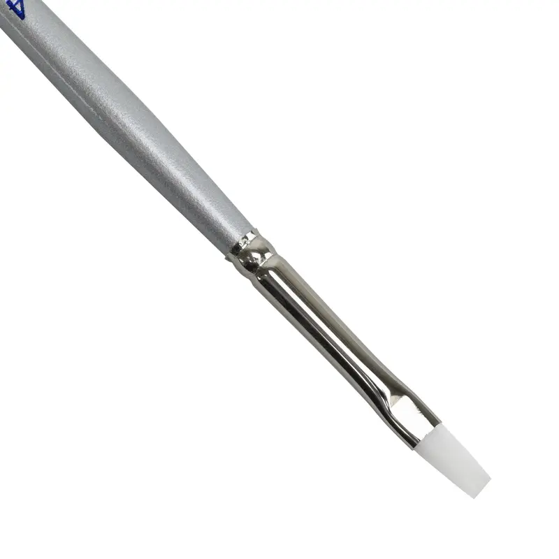 Silverwhite® Bright #4 Brush – Stiff-Edge Painting Tool 1