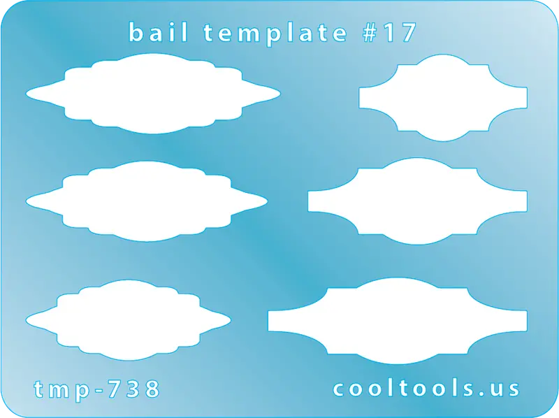 Slim Bail Template #17 For Lightweight Pendants 1