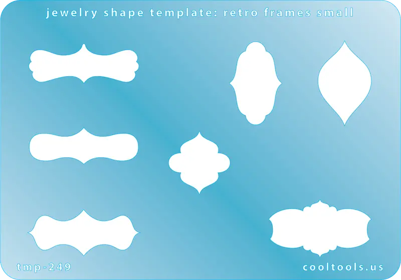 Small Retro Frame Jewelry Template 1