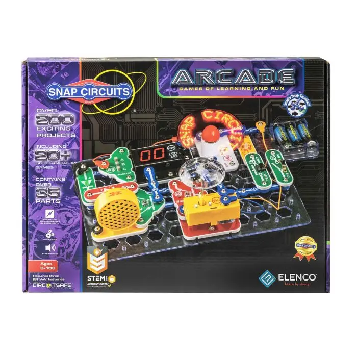 Snap Circuits Arcade Stem Kit – Build Working Game Machines 1