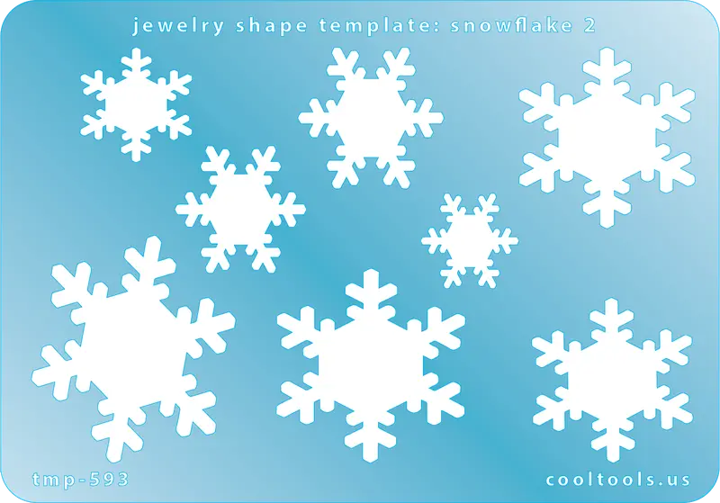 Snowflake 2 Intricate Jewelry Template 1
