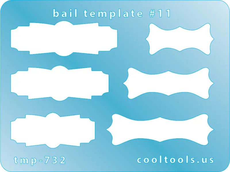 Solder-Friendly Bail Template #11 For Metalwork 1