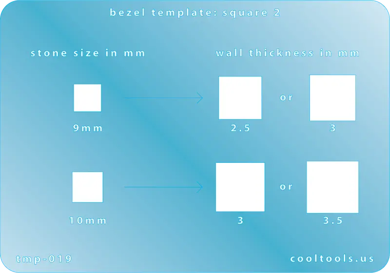 Square Bezel Template – Version 2 (Medium Fit) 1