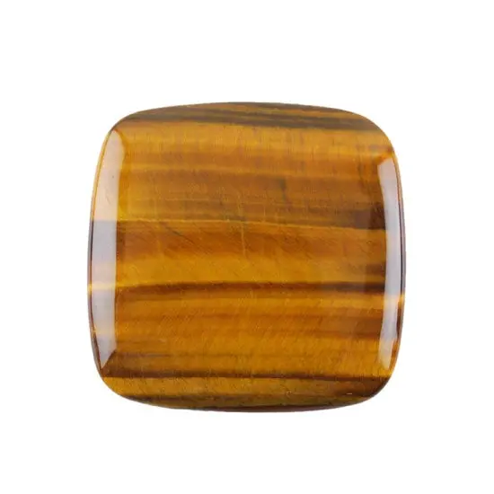 Square Yellow Tiger Eye Cabochon Gemstone 1