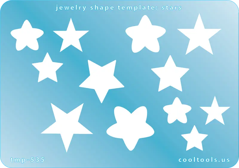 Star Jewelry Shape Template For Celestial Or Festive Designs 1