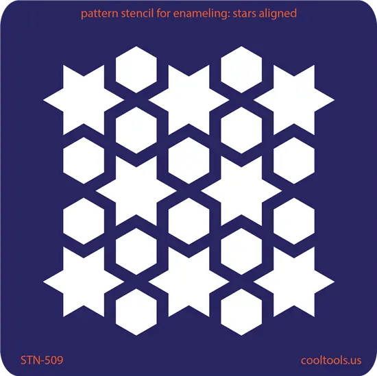 Stars Aligned Enameling Stencil For Celestial And Cosmic Jewelry Art 1