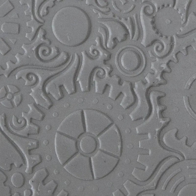 Steampunk Swirl Pattern Texture Tile For Metal Stamping 1