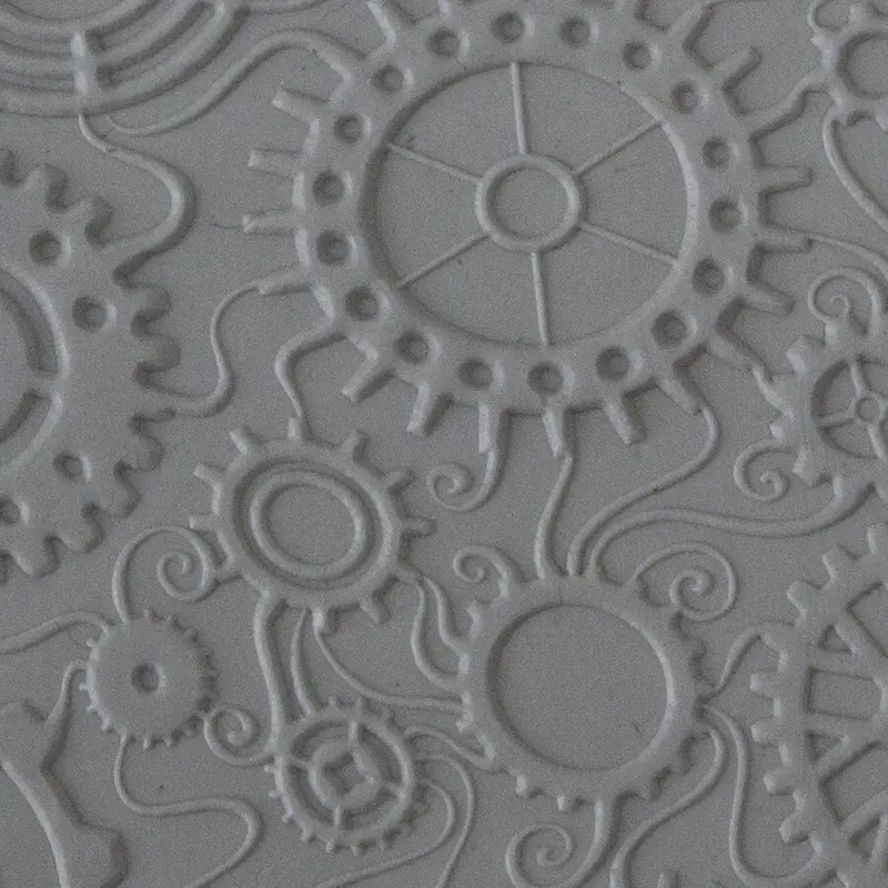 Steampunk Swirl Raised-Detail Tile 1