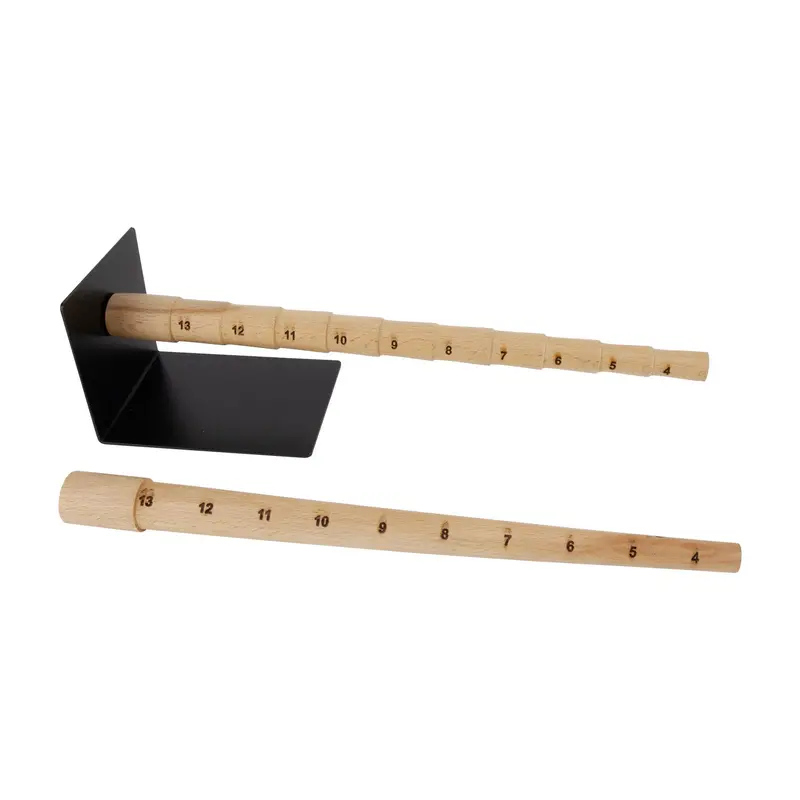 Stepped And Plain Wooden Ring Mandrels With Base 1