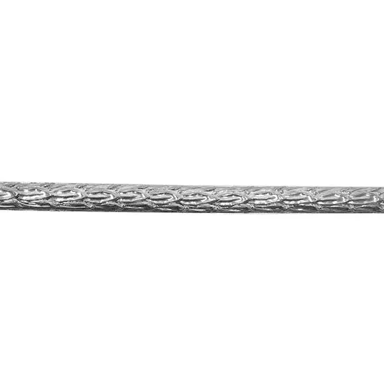 Sterling Silver Organic Patterned Wire – 10-Gauge Dead-Soft Textured Craft Wire (6" Minimum Length) 1