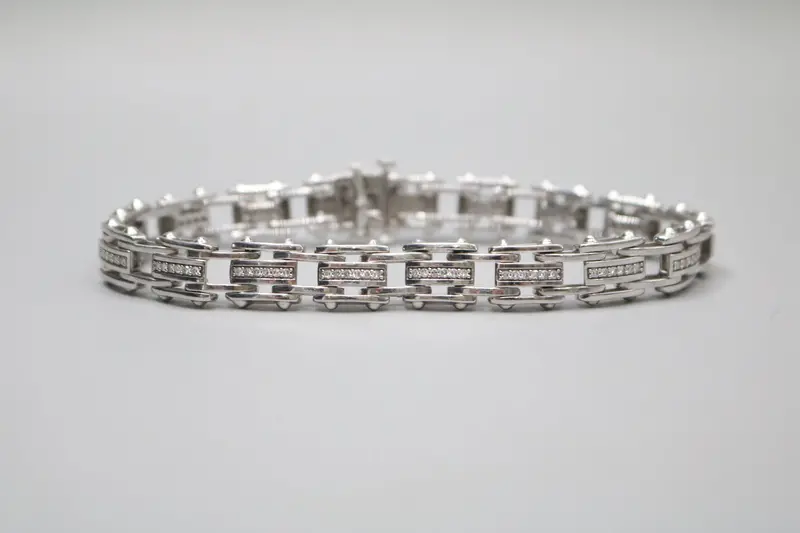 Sterling Silver Tennis Bracelet Set With Lab-Grown Diamonds 1
