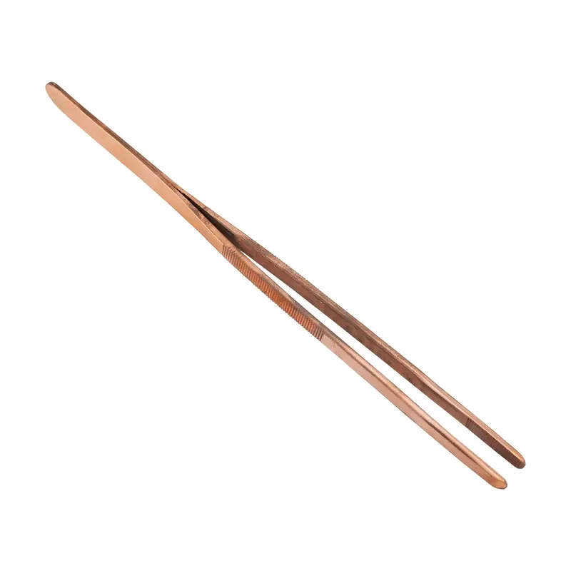 Straight-Style Copper Pickle Tongs For General Use 1