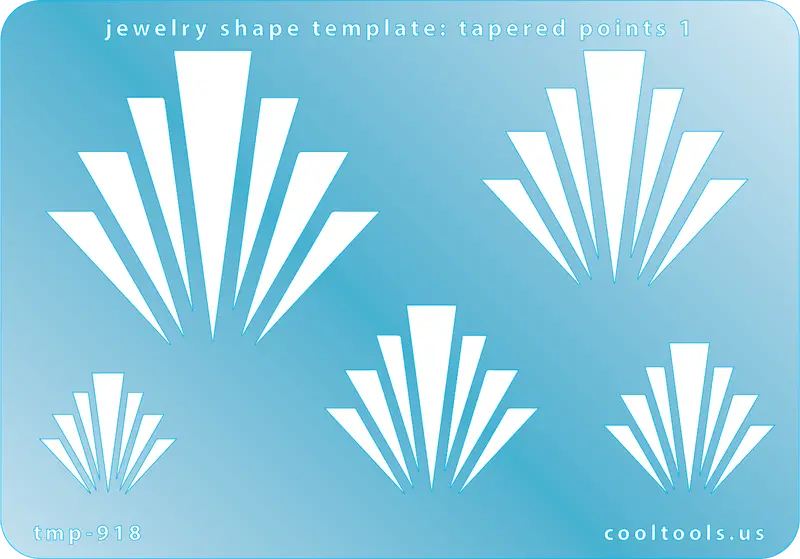Tapered Jewelry Shape Template Set – Version 1 1