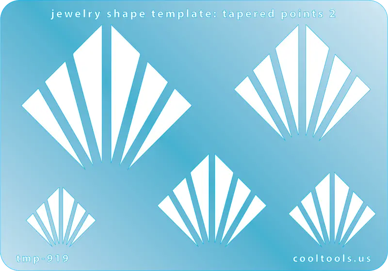 Tapered Jewelry Shape Template Set – Version 2 1